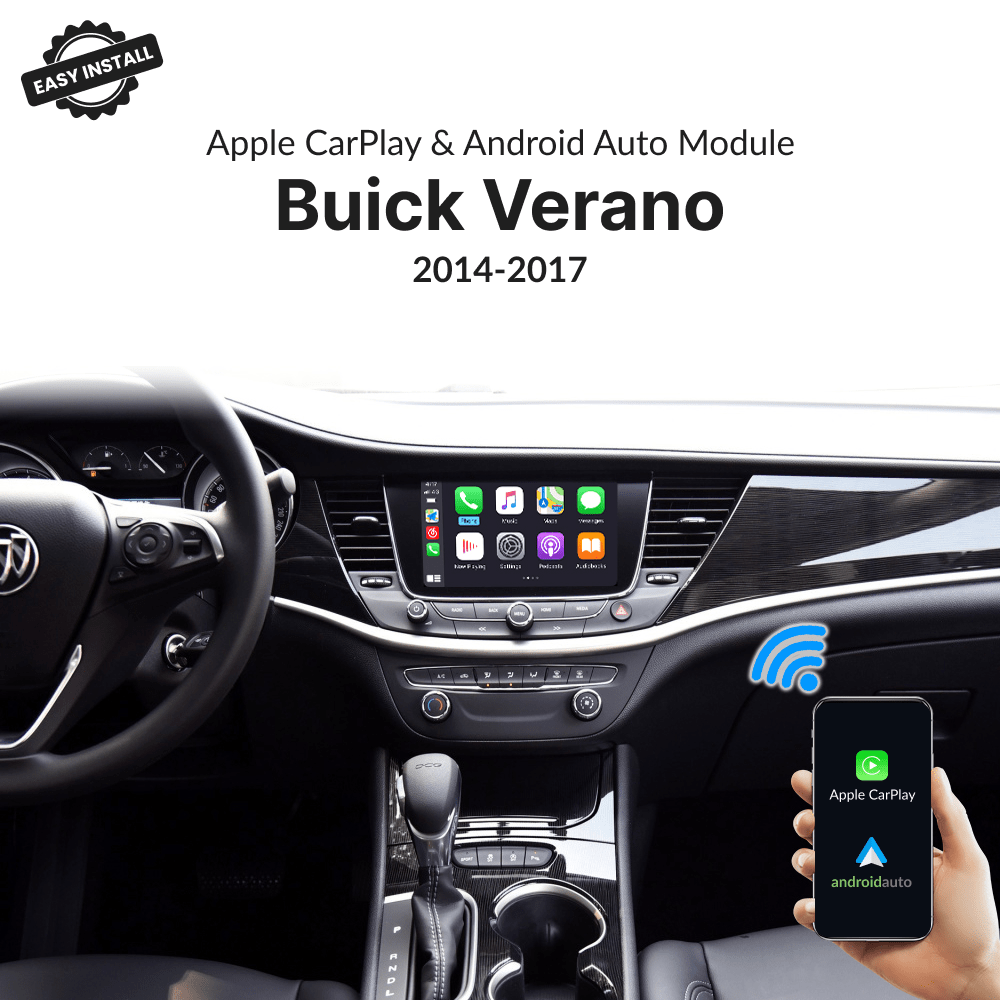 Buick Verano 2014-2017 — Wireless Apple CarPlay & Android Auto Module - Car Tech Studio