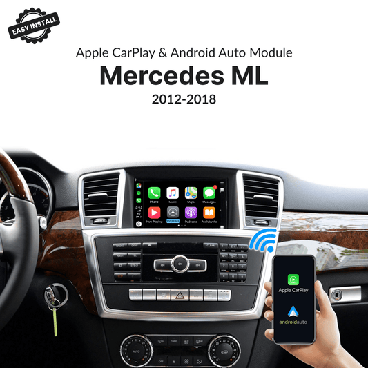 Mercedes ML 2012-2018 — Wireless Apple CarPlay & Android Auto Module - Car Tech Studio
