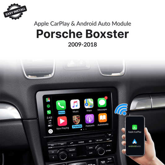 Porsche Boxster 2009-2018 — Wireless Apple CarPlay & Android Auto Module - Car Tech Studio