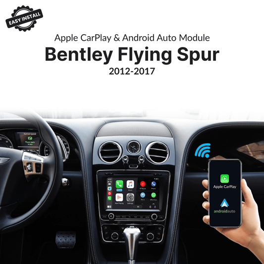Bentley Flying Spur 2012-2017 — Wireless Apple CarPlay & Android Auto Module - Car Tech Studio