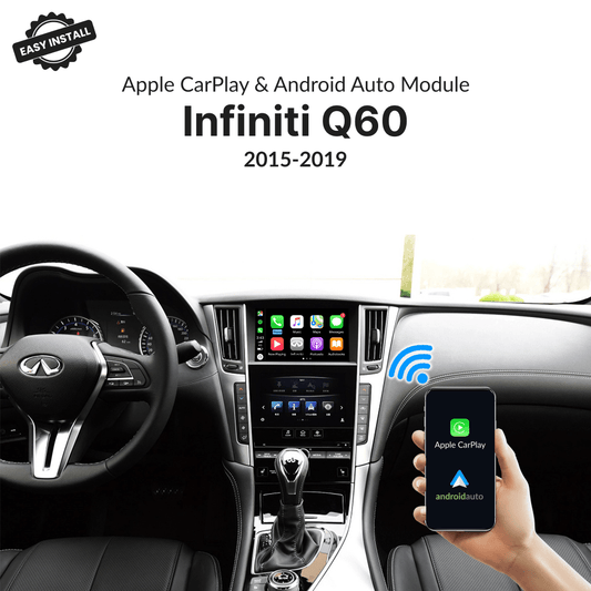 Infiniti Q60 2015-2019 — Wireless Apple CarPlay & Android Auto Module - Car Tech Studio