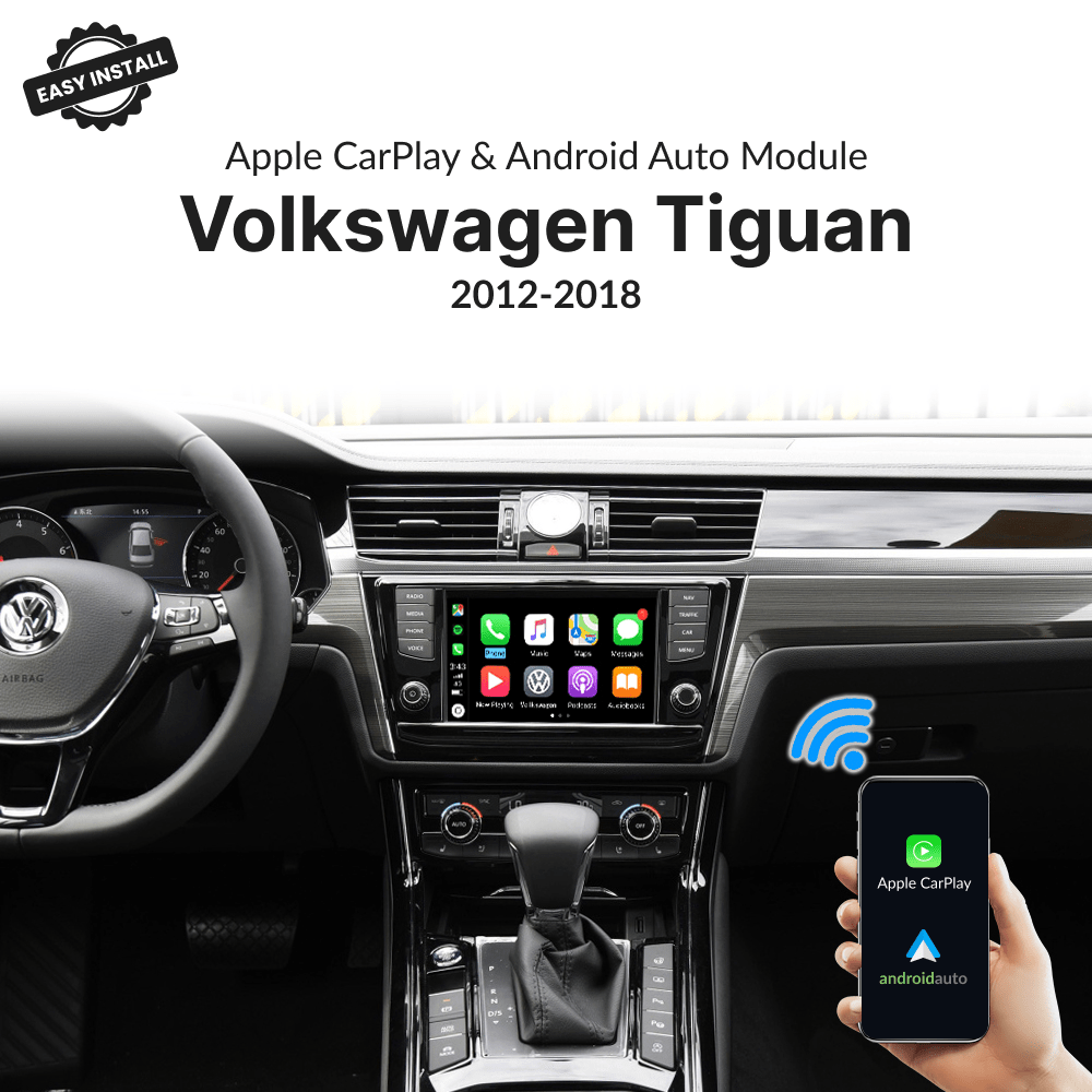 Volkswagen Tiguan 2012-2018 — Wireless Apple CarPlay & Android Auto Module - Car Tech Studio