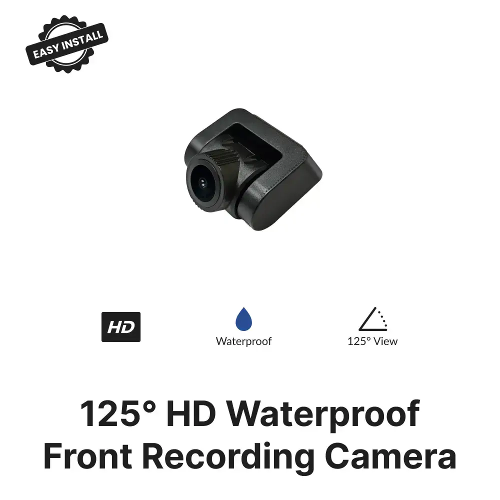 125° HD Waterproof Front Recording Camera - Car Tech Studio