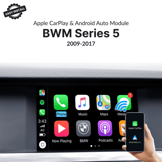 BMW Series 5 2009-2017 — Wireless Apple CarPlay & Android Auto Module