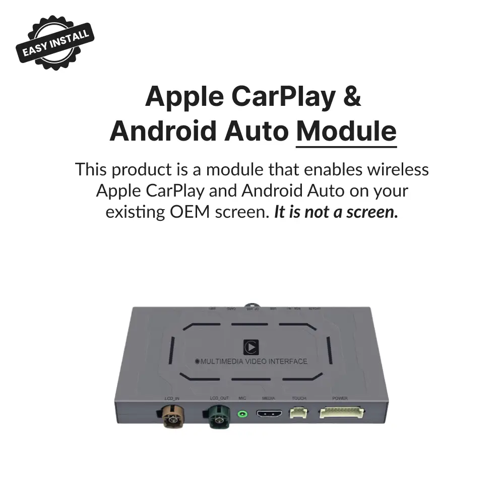 Jeep with UConnect 8.4" — Wireless Apple CarPlay & Android Auto Module - Car Tech Studio