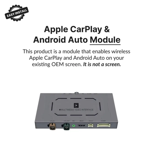 Infiniti QX70 2017-2019 — Wireless Apple CarPlay & Android Auto Module
