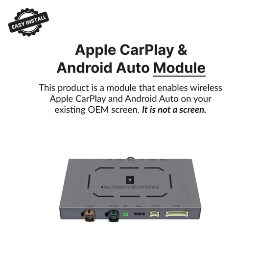 Porsche Boxster 2009-2018 — Wireless Apple CarPlay & Android Auto Module
