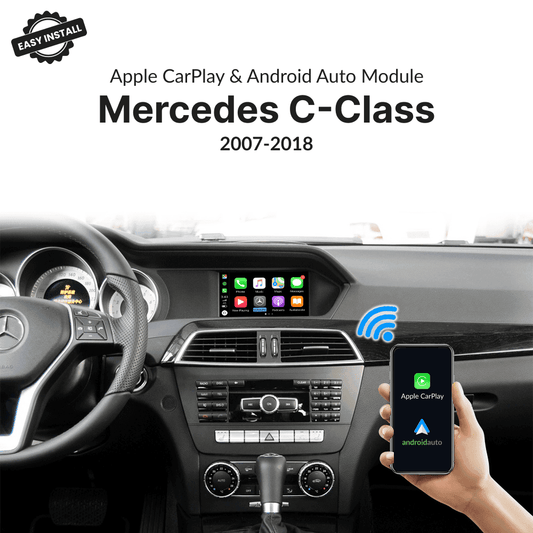 Mercedes C-Class 2007-2018 — Wireless Apple CarPlay & Android Auto Module