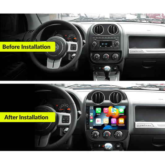 Jeep Compass 2009-2016 — Premium 10.1” Carplay & Android Auto Head Unit