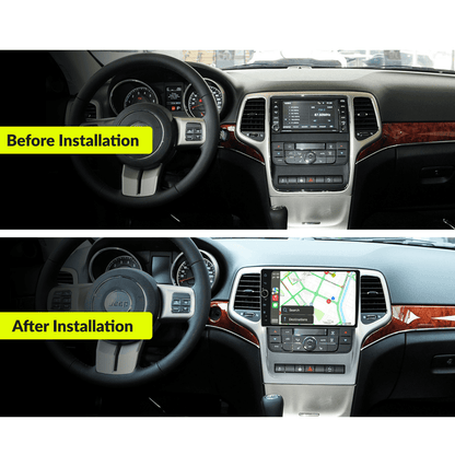 Jeep Grand Cherokee 2011-2013 — Premium 9” Carplay & Android Auto Head Unit - Car Tech Studio