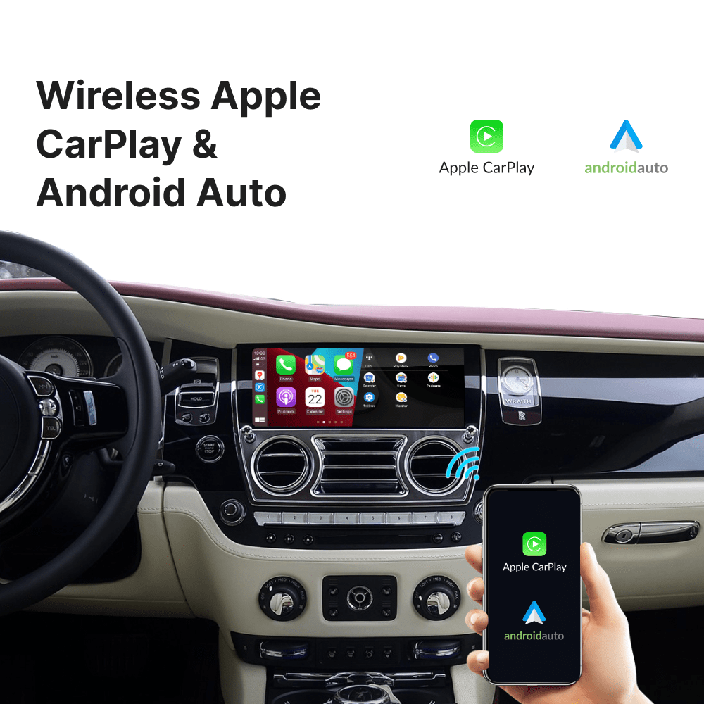 Rolls Royce Wraith 2009-2018 — Wireless Apple CarPlay & Android Auto Module - Car Tech Studio