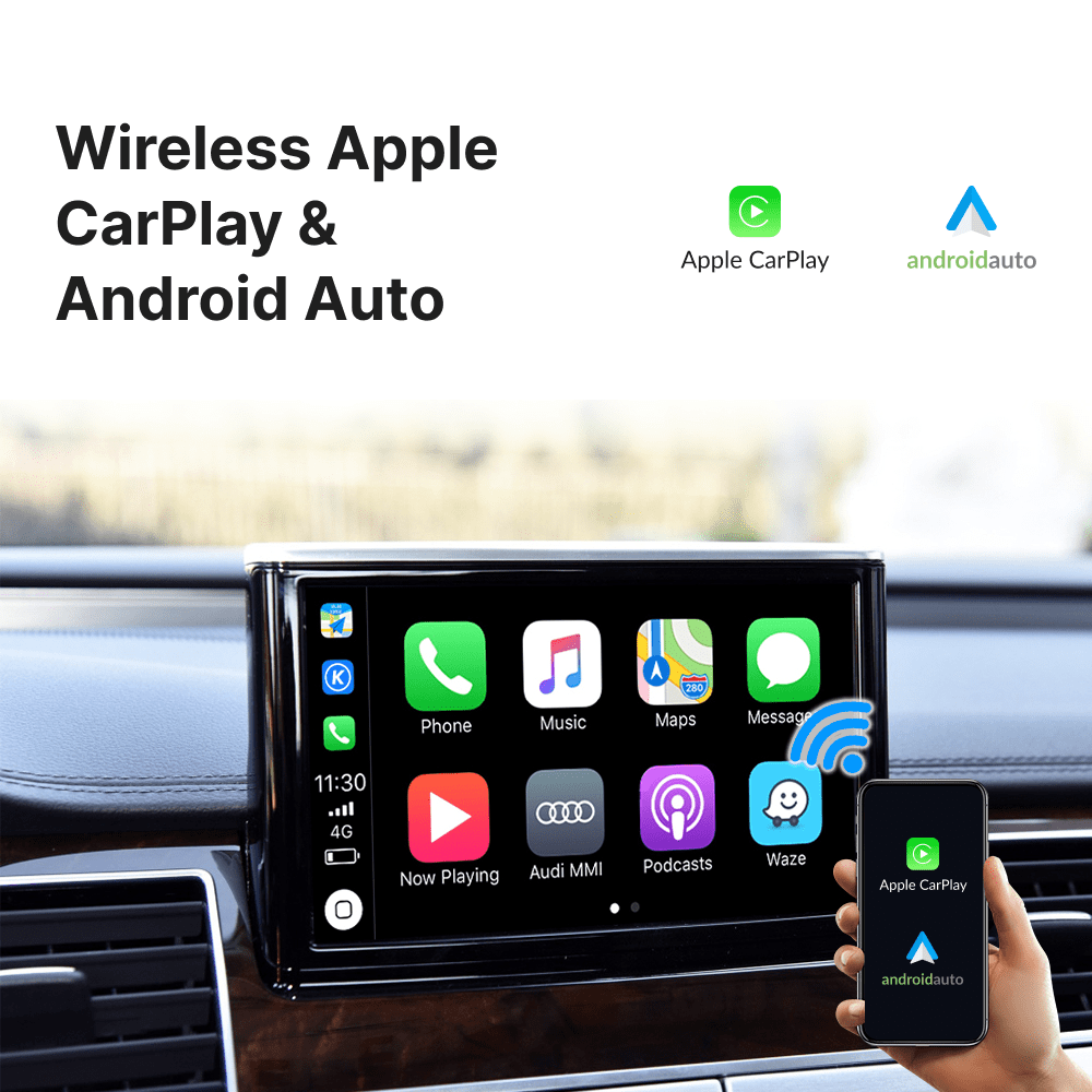 Audi A8 2010-2017 — Wireless Apple CarPlay & Android Auto Module - Car Tech Studio