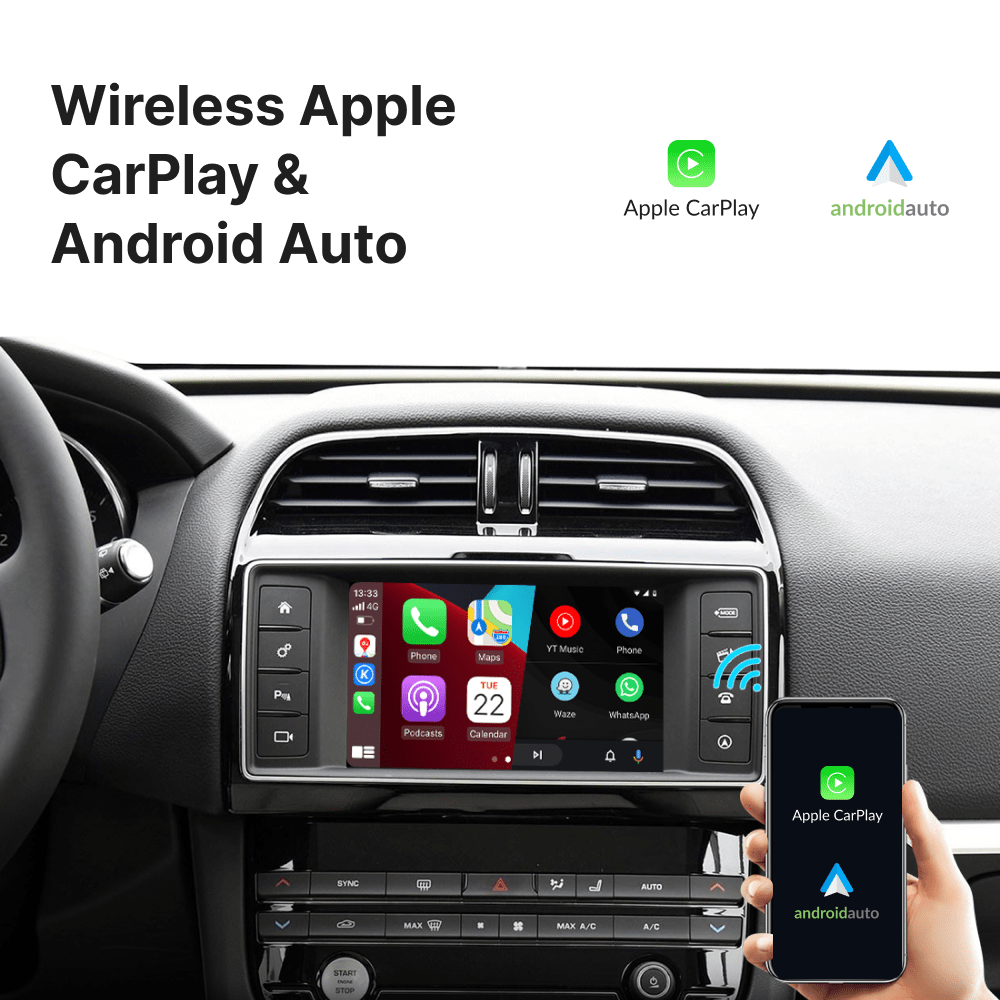Jaguar F-Pace 2010-2018 — Wireless Apple CarPlay & Android Auto Module - Car Tech Studio