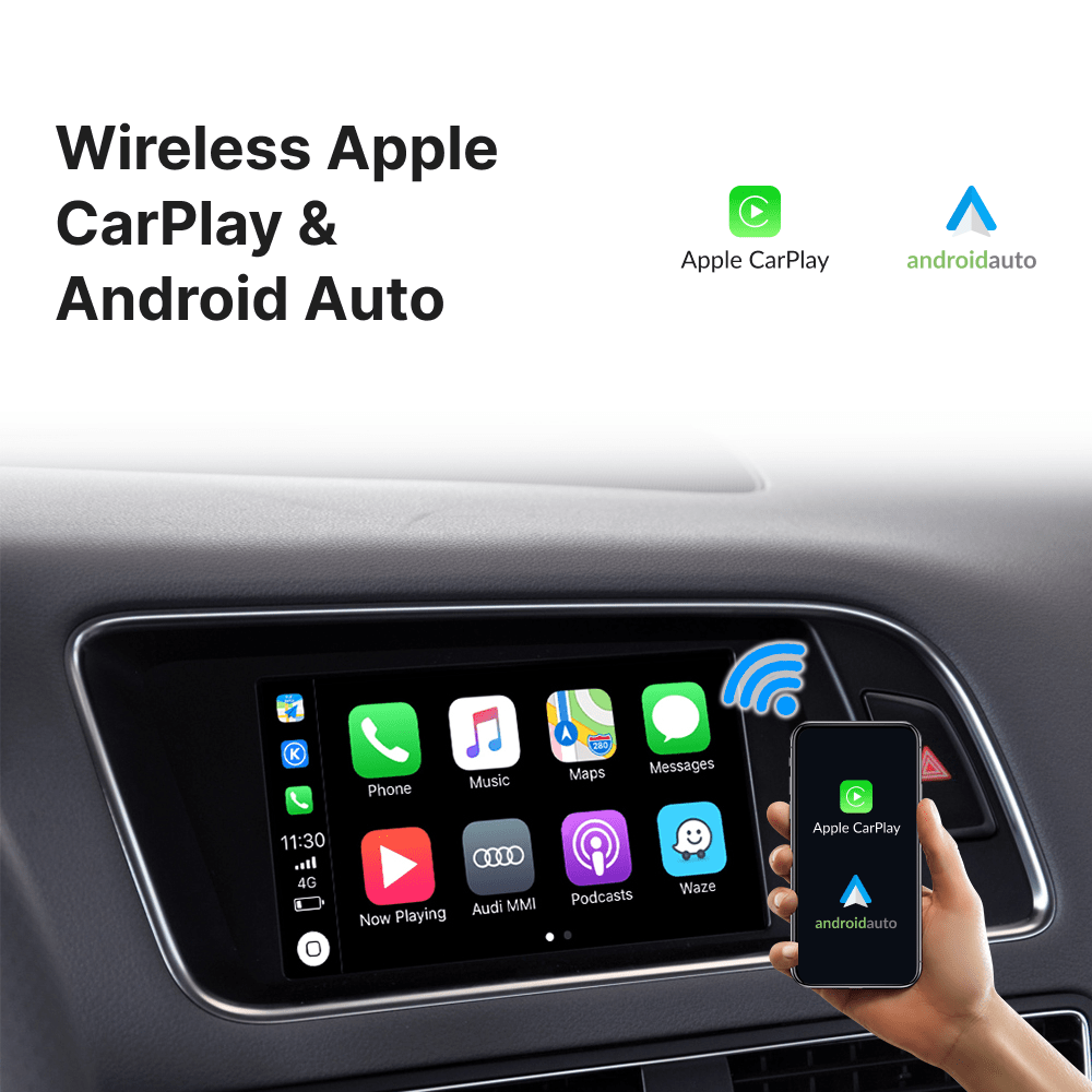 Audi Q5 2010-2016 — Wireless Apple CarPlay & Android Auto Module - Car Tech Studio