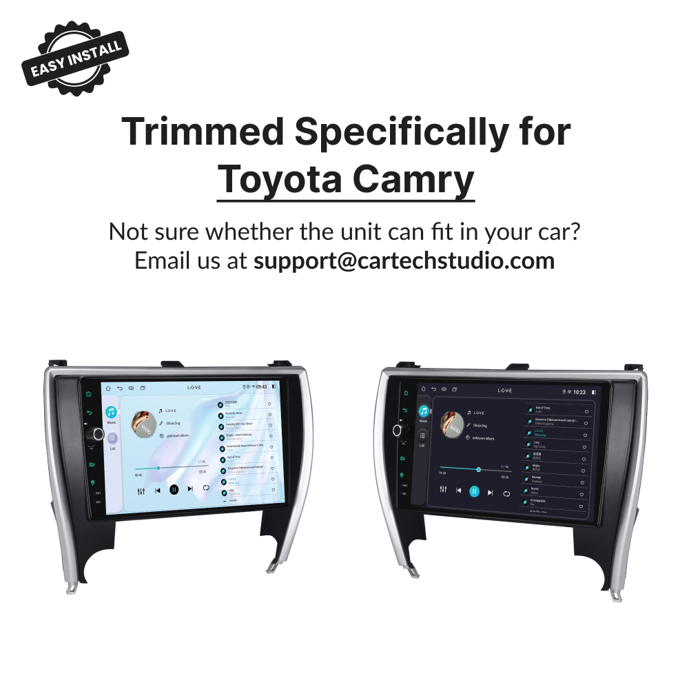 Toyota Camry 2015-2017 (US Version) — Premium 10.1” Carplay & Android Auto Head Unit - Car Tech Studio