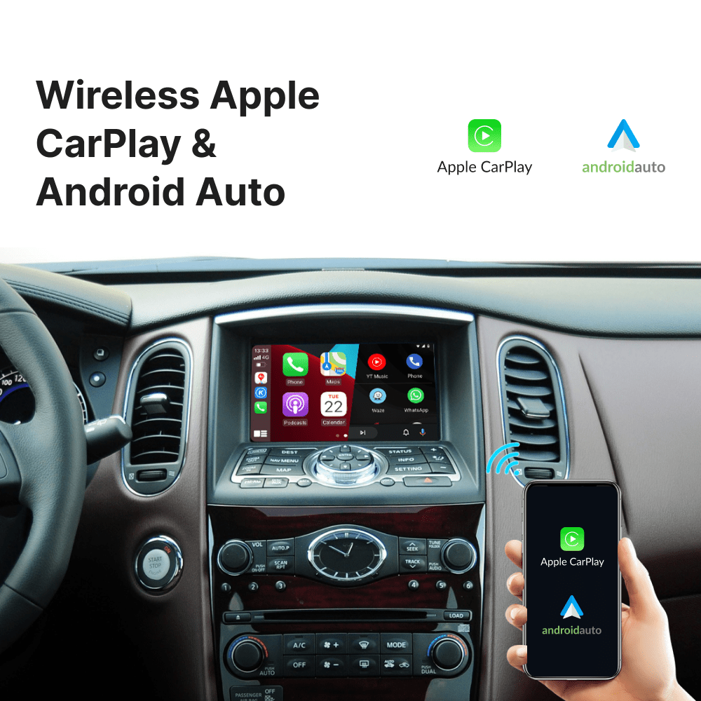 Infiniti FX35 2009-2012 — Wireless Apple CarPlay & Android Auto Module - Car Tech Studio