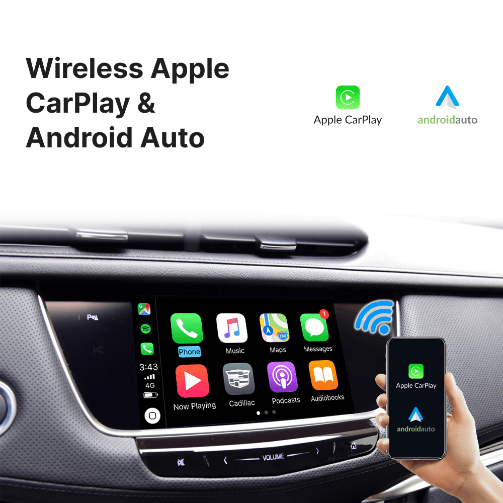 Cadillac XT5 2014-2017 — Wireless Apple CarPlay & Android Auto Module - Car Tech Studio