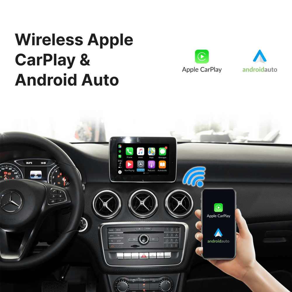 Mercedes A-Class 2012-2018 — Wireless Apple CarPlay & Android Auto Module - Car Tech Studio