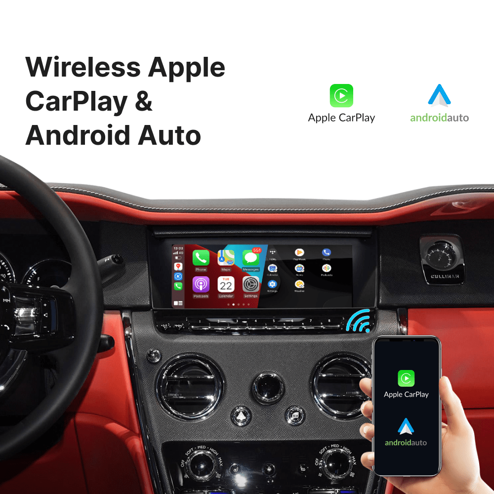 Rolls Royce Cullinan 2009-2018 — Wireless Apple CarPlay & Android Auto Module - Car Tech Studio