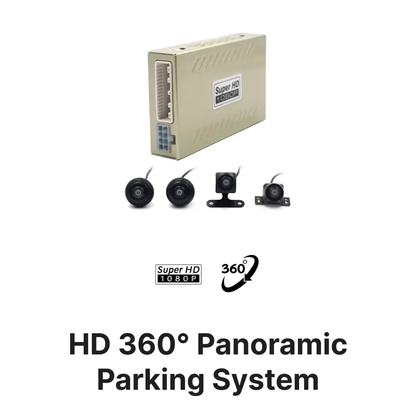 360° Panoramic Parking System w/ 4 Cameras Included - Car Tech Studio
