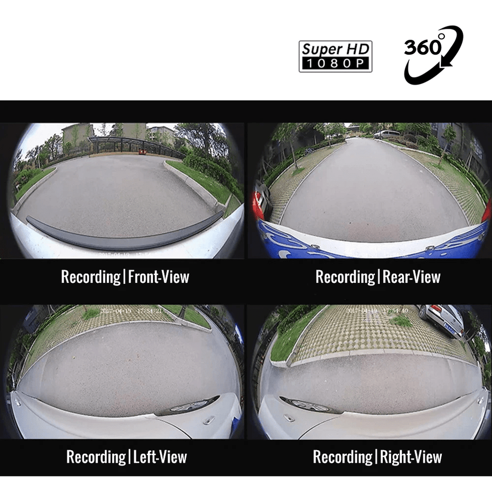 360° Surround View Camera System with 4 HD Cameras – Car Tech Studio