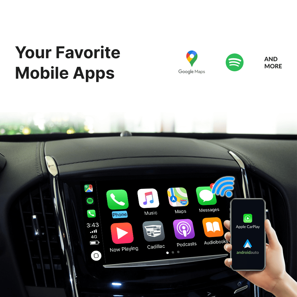 Cadillac ATS 2014-2017 — Wireless Apple CarPlay & Android Auto Module - Car Tech Studio