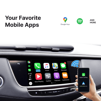 Cadillac XT5 2014-2017 — Wireless Apple CarPlay & Android Auto Module - Car Tech Studio