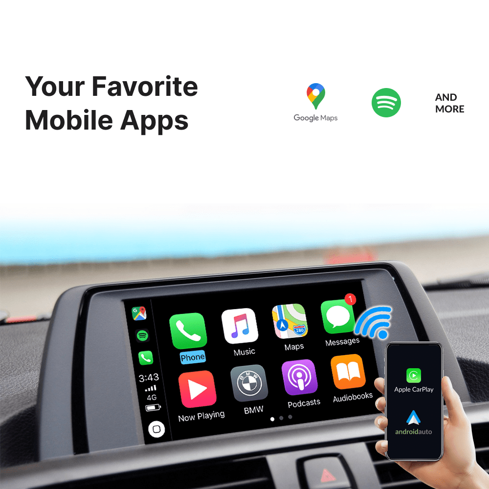 BMW Series 1 2009-2017 — Wireless Apple CarPlay & Android Auto Module - Car Tech Studio
