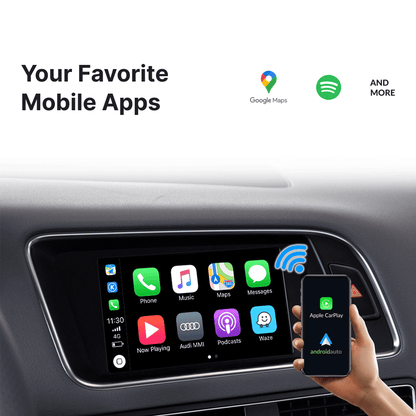 Audi Q5 2010-2016 — Wireless Apple CarPlay & Android Auto Module - Car Tech Studio