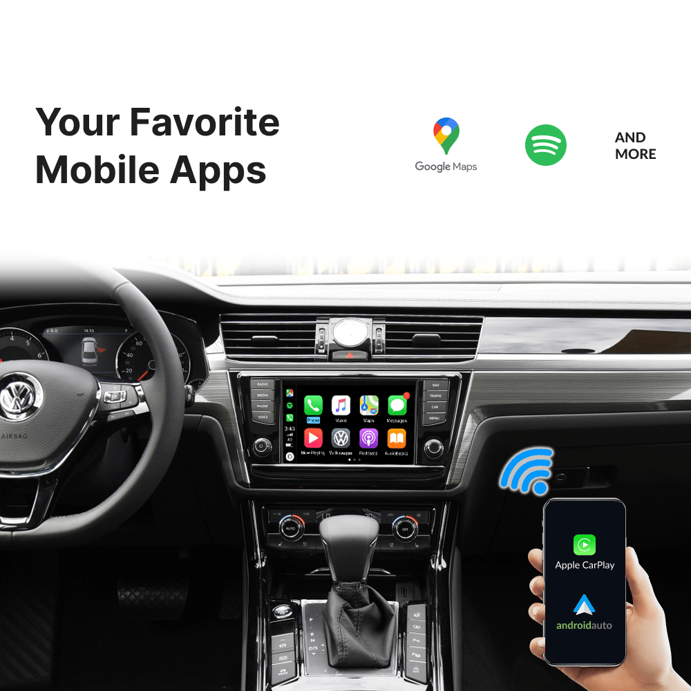 Volkswagen Phideon 2012-2018 — Wireless Apple CarPlay & Android Auto Module - Car Tech Studio