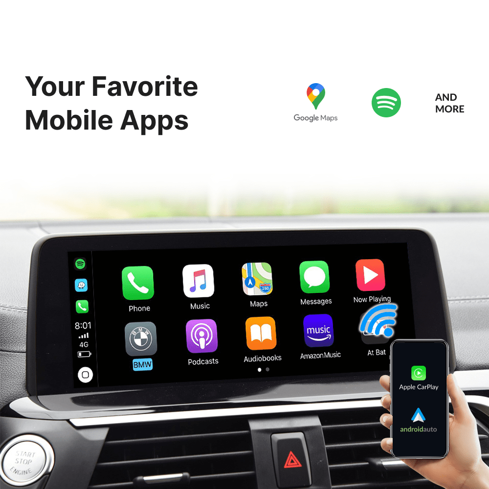 BMW X4 2009-2017 — Wireless Apple CarPlay & Android Auto Module - Car Tech Studio