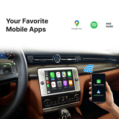 Maserati Ghibli 2014-2016 — Wireless Apple CarPlay & Android Auto Module - Car Tech Studio