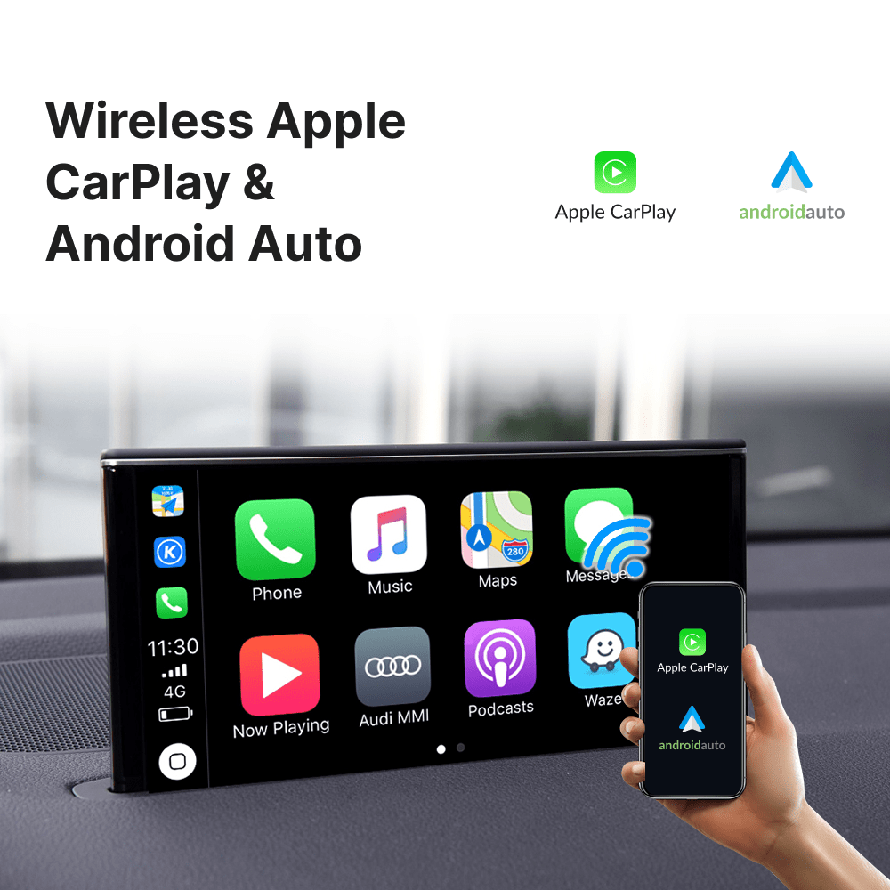 Audi Q7 2010-2018 — Wireless Apple CarPlay & Android Auto Module - Car Tech Studio