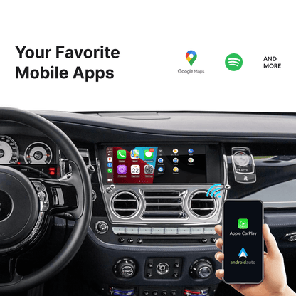 Rolls Royce Ghost 2009-2018 — Wireless Apple CarPlay & Android Auto Module - Car Tech Studio