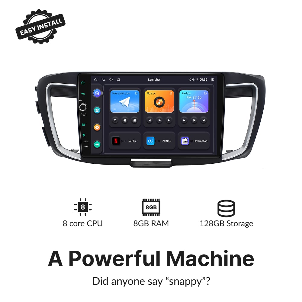 Honda Accord 2013-2015 — Premium 10.1” Carplay & Android Auto Head Unit