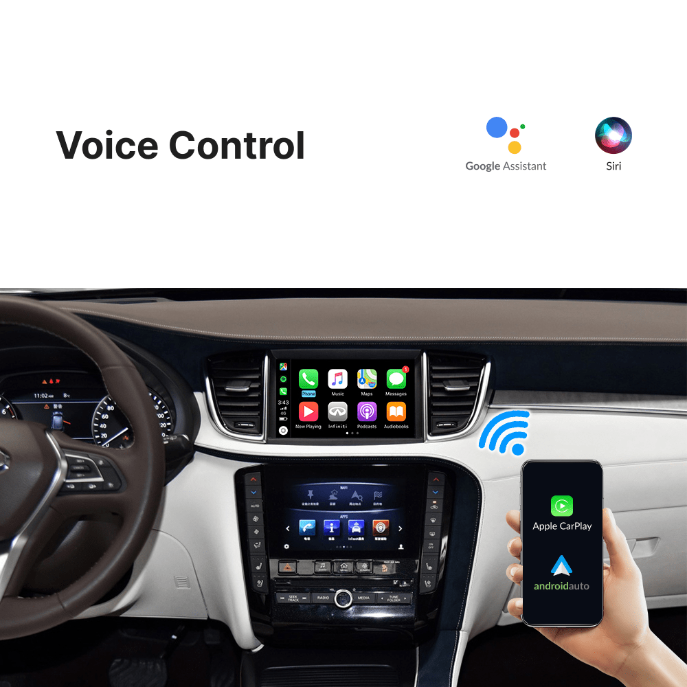 Infiniti QX60 2015-2019 — Wireless Apple CarPlay & Android Auto Module - Car Tech Studio
