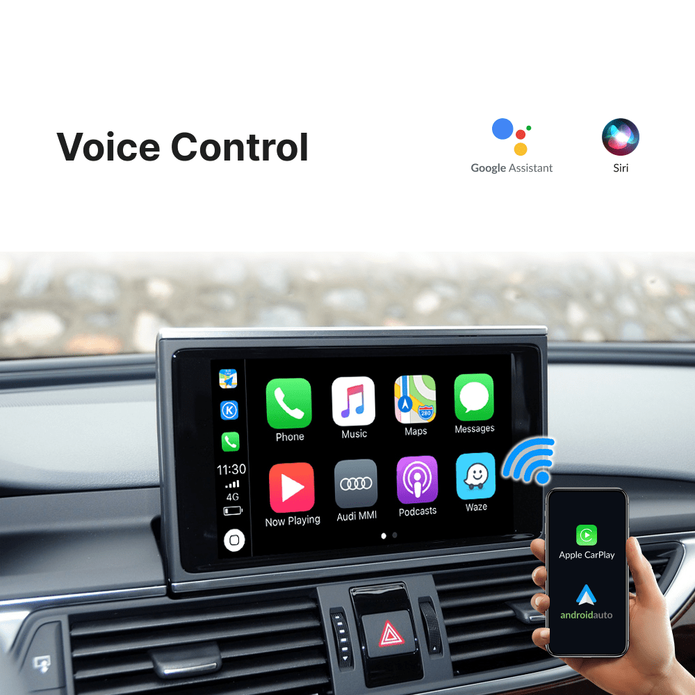 Audi A6 2010-2017 — Wireless Apple CarPlay & Android Auto Module - Car Tech Studio