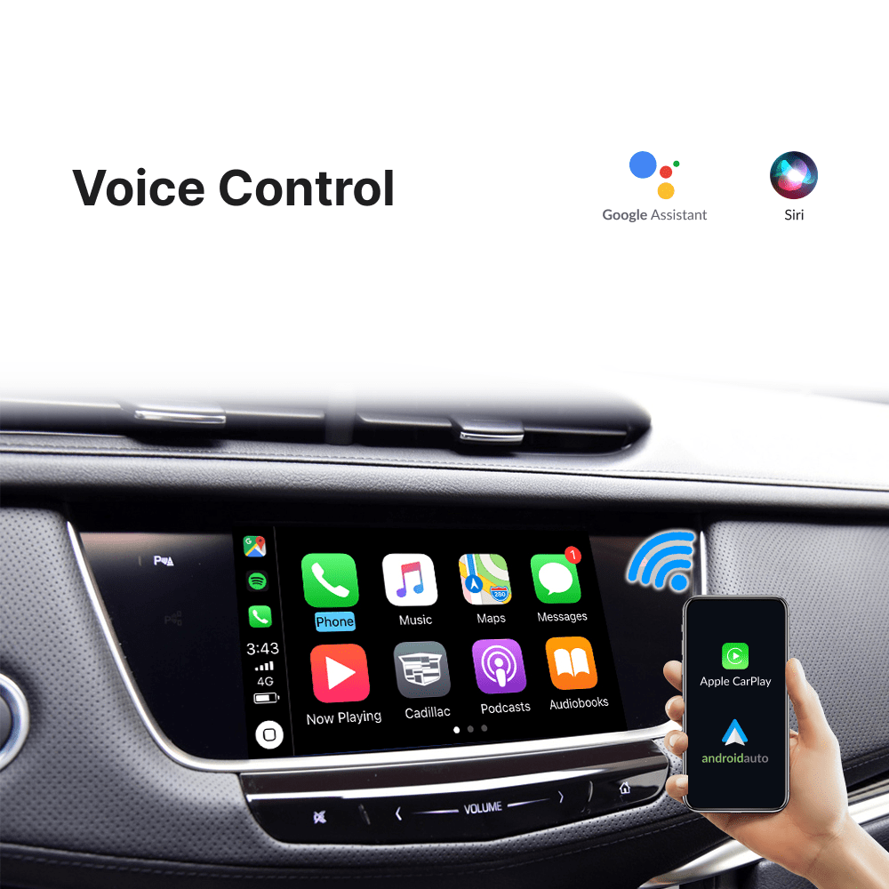 Cadillac XT5 2014-2017 — Wireless Apple CarPlay & Android Auto Module - Car Tech Studio