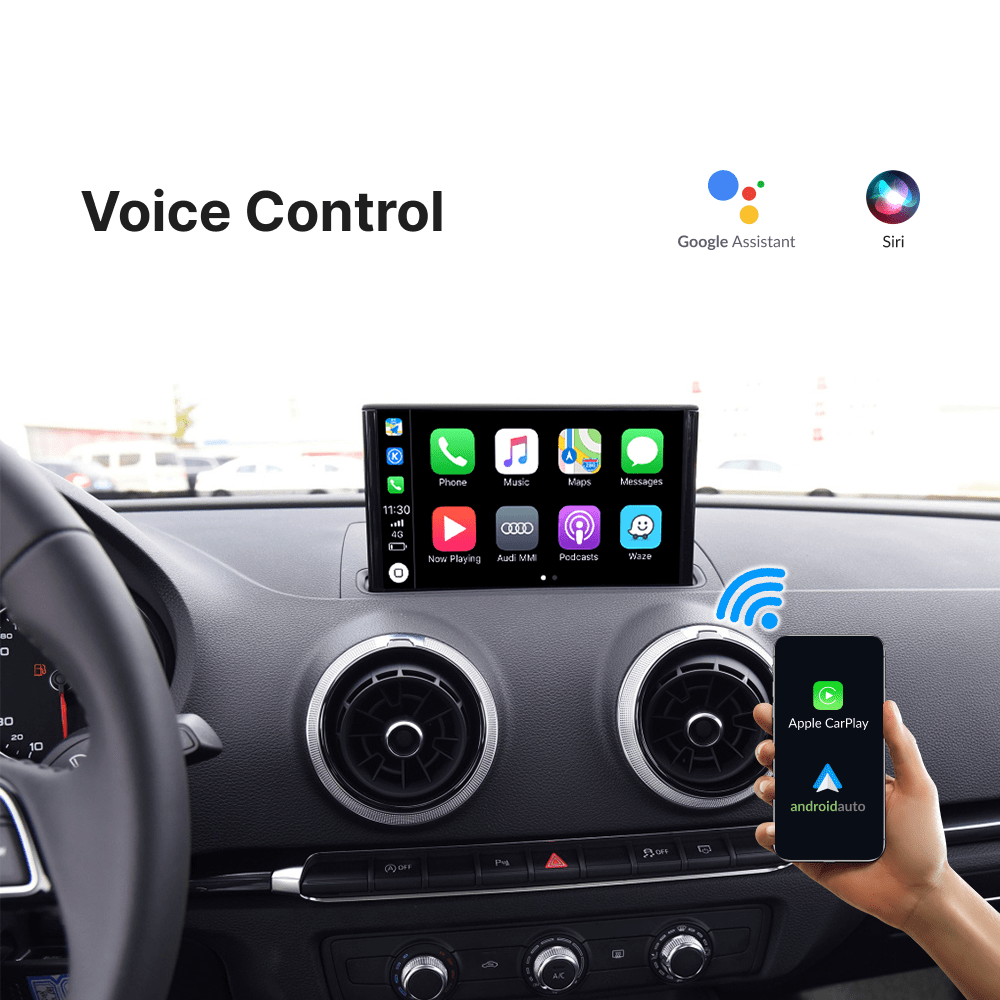 Audi A3 2012-2018 — Wireless Apple CarPlay & Android Auto Module - Car Tech Studio