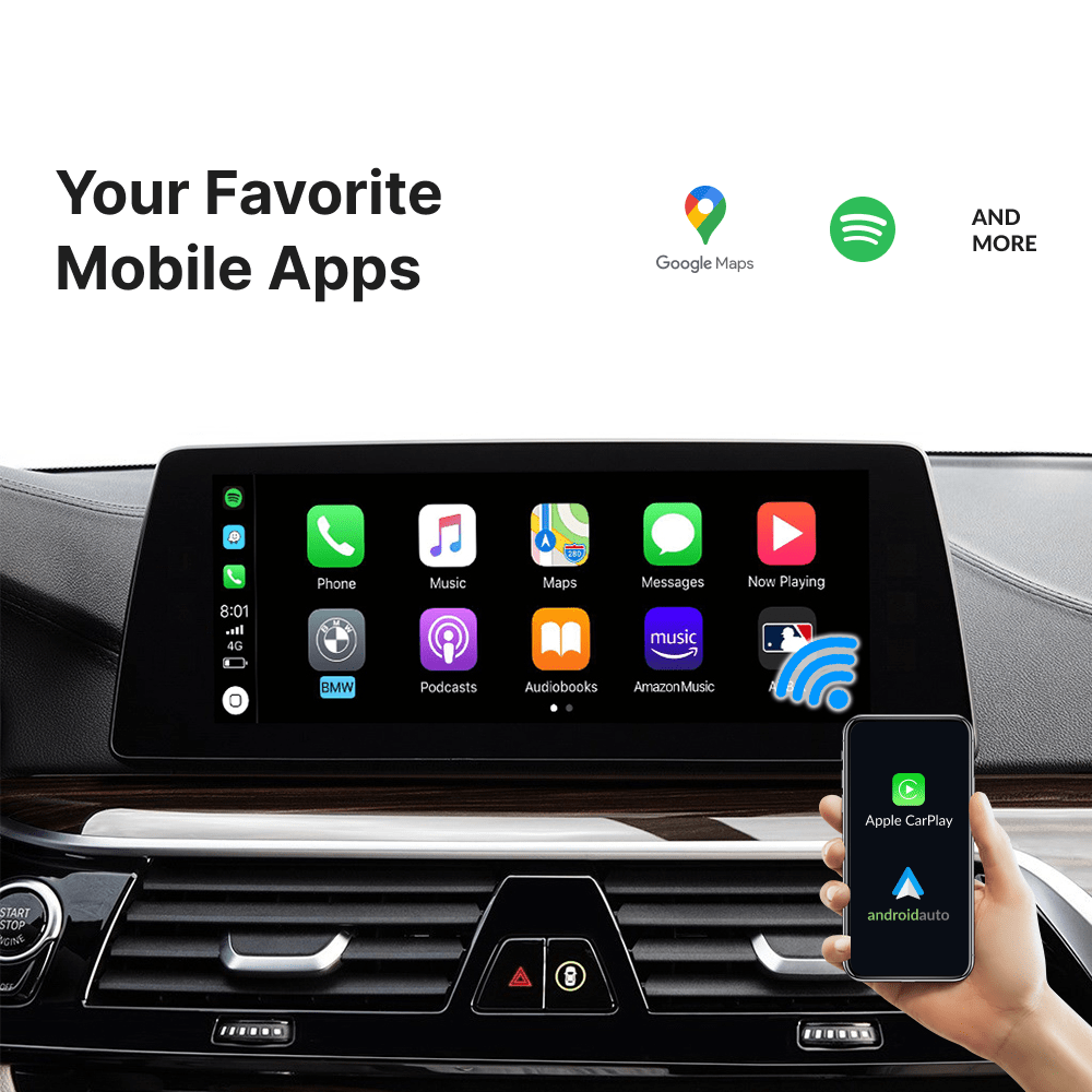BMW Series 5 2009-2017 — Wireless Apple CarPlay & Android Auto Module - Car Tech Studio