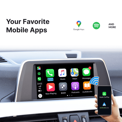 BMW X2 2009-2017 — Wireless Apple CarPlay & Android Auto Module - Car Tech Studio