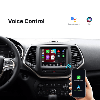 Jeep Cherokee with UConnect 8.4" — Wireless Apple CarPlay & Android Auto Module - Car Tech Studio