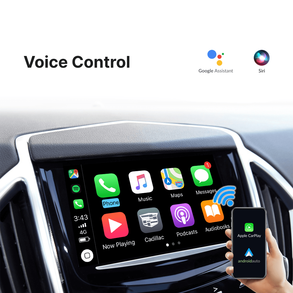 Cadillac SRX 2014-2017 — Wireless Apple CarPlay & Android Auto Module - Car Tech Studio