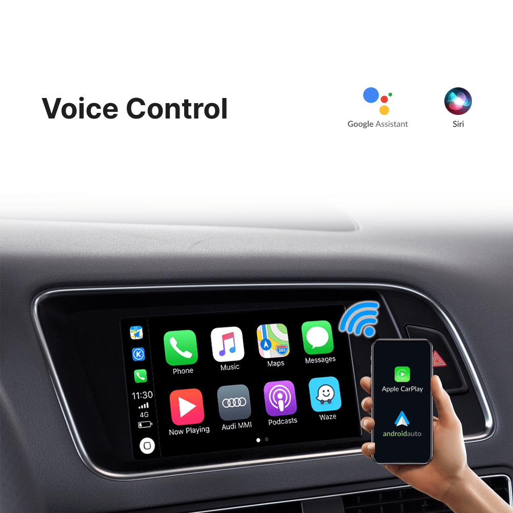 Audi Q5 2010-2016 — Wireless Apple CarPlay & Android Auto Module - Car Tech Studio