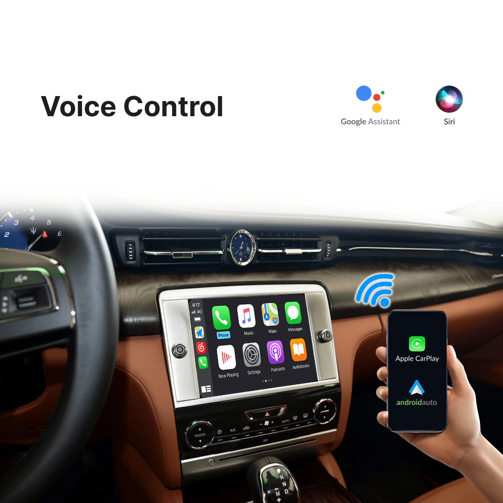 Maserati Quattroporte 2014-2016 — Wireless Apple CarPlay & Android Auto Module - Car Tech Studio