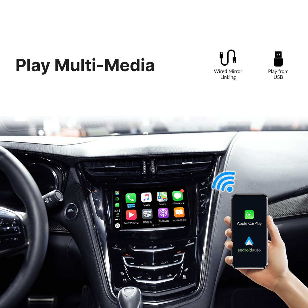 Cadillac CTS 2014-2017 — Wireless Apple CarPlay & Android Auto Module - Car Tech Studio