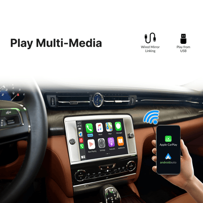 Maserati Quattroporte 2014-2016 — Wireless Apple CarPlay & Android Auto Module - Car Tech Studio