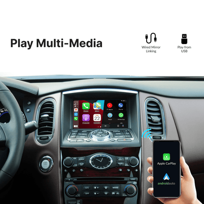 Infiniti FX35 2009-2012 — Wireless Apple CarPlay & Android Auto Module - Car Tech Studio