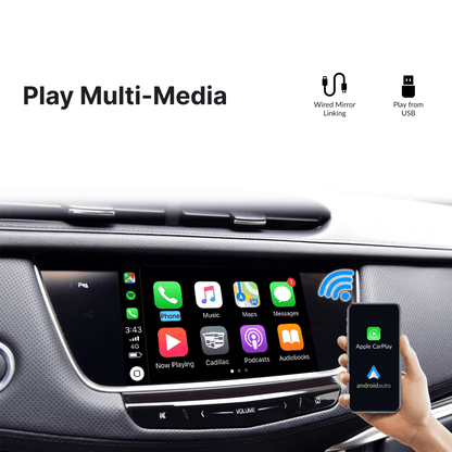 Cadillac XT5 2014-2017 — Wireless Apple CarPlay & Android Auto Module - Car Tech Studio