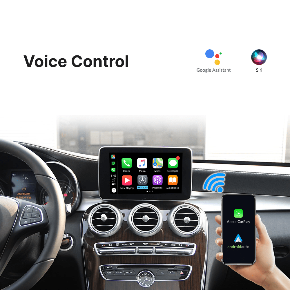 Mercedes C-Class 2007-2018 — Wireless Apple CarPlay & Android Auto Module - Car Tech Studio